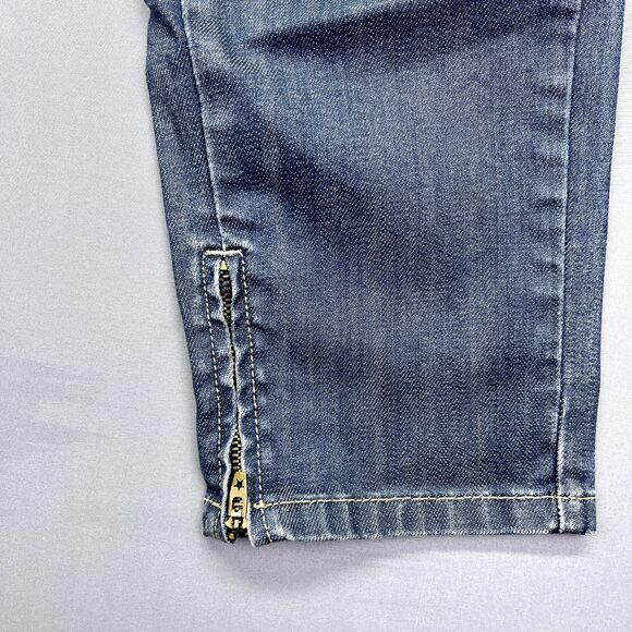 Levi's Jeans Size 32x26 Vintage Skinny 582 Blue Dark Wash Mid Rise Ankle Zip - Picture 4 of 16